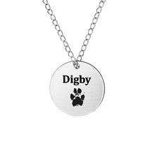 Load image into Gallery viewer, Custom Paw Print Engraving Plaque or Disc
