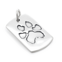 Load image into Gallery viewer, Silver Pet Prints Pendant (M-XL) (SPP1)
